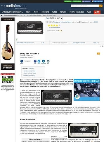 Evh 5150 III EVH Head IVR – Thomann France