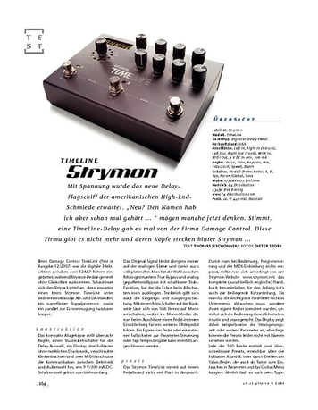 Gitarre & Bass Strymon TimeLine, Delay-Pedal Gitarre & Bass Strymon TimeLine, Delay-Pedal