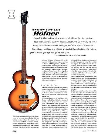 Gitarre & Bass Höfner Ignition Club Bass Gitarre & Bass Höfner Ignition Club Bass