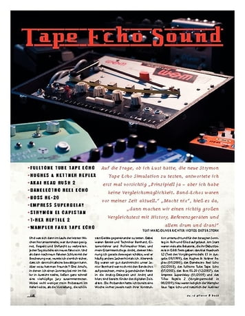 Gitarre & Bass Special! Tape Echo Sound! Gitarre & Bass Special! Tape Echo Sound!