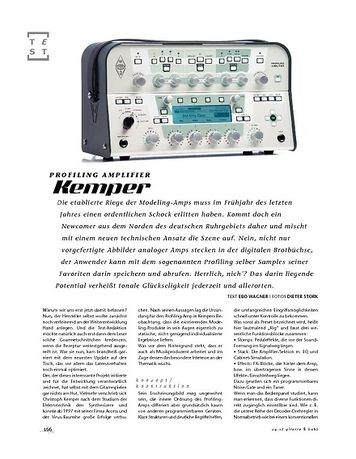 Gitarre & Bass Kemper Profiling Amplifier Gitarre & Bass Kemper Profiling Amplifier