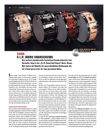Sticks Tama SLP Sound Lab Project Snaredrums (2) Sticks Tama SLP Sound Lab Project Snaredrums (2)