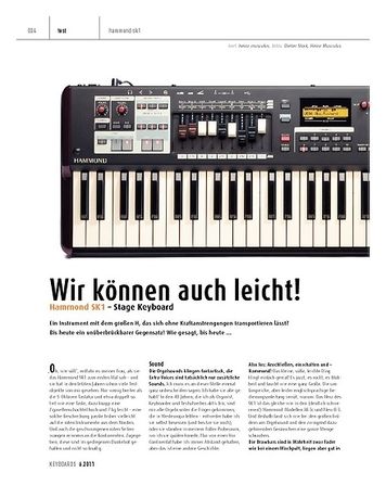 Keyboards Hammond SK1 Stage Keyboard Keyboards Hammond SK1 Stage Keyboard