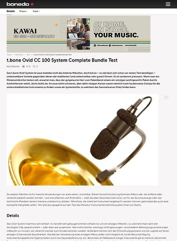 Bonedo.de t.bone Ovid System Complete Bundle Bonedo.de t.bone Ovid System Complete Bundle