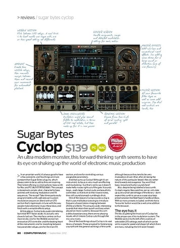 Computer Music Sugar Bytes Cyclop Computer Music Sugar Bytes Cyclop