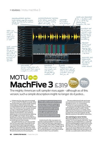 Computer Music MOTU machFive 3 Computer Music MOTU machFive 3