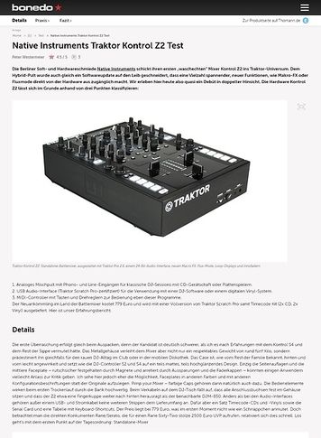 Bonedo.de Test Preview Traktor Kontrol Z2 Bonedo.de Test Preview Traktor Kontrol Z2