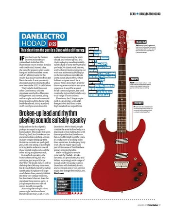 Total Guitar DANELECTRO HODAD Total Guitar DANELECTRO HODAD