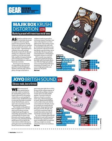Total Guitar JOYO BRITISH SOUND Total Guitar JOYO BRITISH SOUND