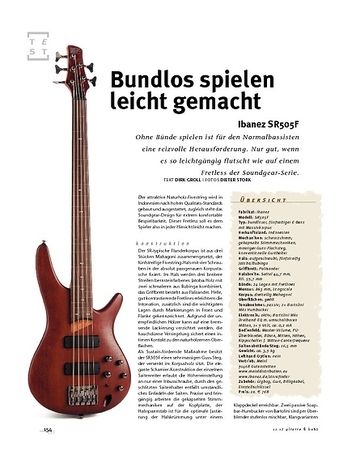 Gitarre & Bass Ibanez SR505F Gitarre & Bass Ibanez SR505F