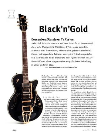 Gitarre & Bass Duesenberg Starplayer TV Custom, E-Gitarre Gitarre & Bass Duesenberg Starplayer TV Custom, E-Gitarre