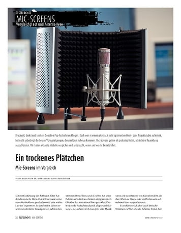 Sound & Recording Was leisten Mic-Screens? 7 Modelle im Vergleich Sound & Recording Was leisten Mic-Screens? 7 Modelle im Vergleich