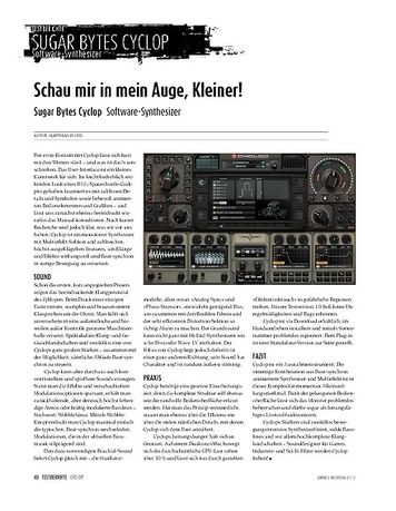 Sound & Recording Sugar Bytes Cyclop Sound & Recording Sugar Bytes Cyclop