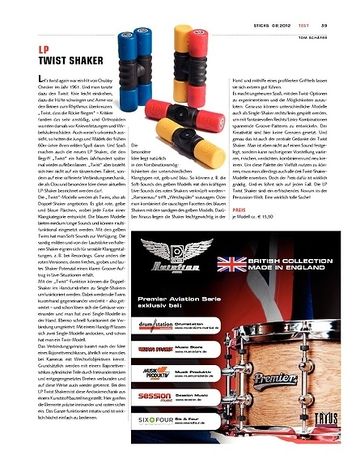 Sticks LP Twist Shaker Sticks LP Twist Shaker