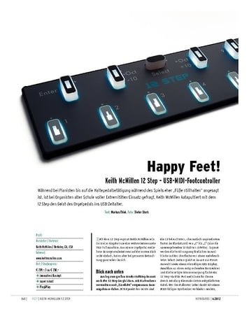 Keyboards Keith McMillen 12 Step – USB-MIDI-Footcontroller Keyboards Keith McMillen 12 Step – USB-MIDI-Footcontroller