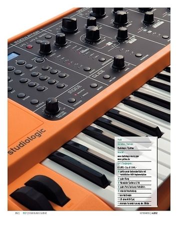 Keyboards Studiologic Sledge Synthesizer Keyboards Studiologic Sledge Synthesizer