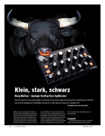 Keyboards Moog Minitaur – Analoger Desktop-Bass-Synthesizer Keyboards Moog Minitaur – Analoger Desktop-Bass-Synthesizer