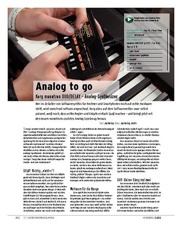 Keyboards Korg monotron DUO/DELAY – Analog-Synthesizer Keyboards Korg monotron DUO/DELAY – Analog-Synthesizer