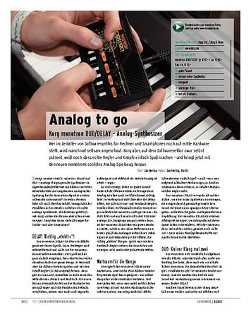Keyboards Korg monotron DUO/DELAY Analog-Synthesizer Keyboards Korg monotron DUO/DELAY Analog-Synthesizer