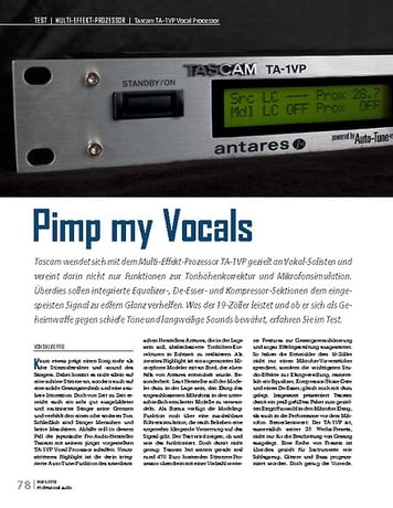 Professional Audio Tascam TA-1VP Vocal Processor Professional Audio Tascam TA-1VP Vocal Processor