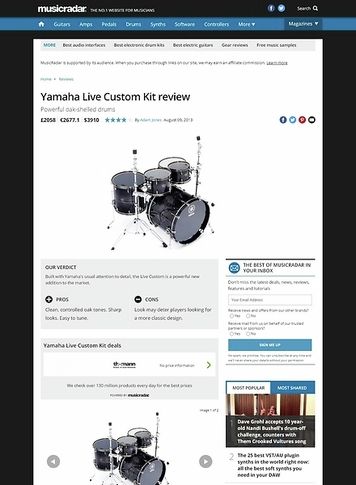 MusicRadar.com Yamaha Live Custom Kit MusicRadar.com Yamaha Live Custom Kit