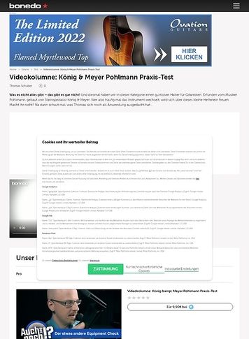 Bonedo.de Videokolumne: Pohlmann - Einfach schnell mal ablegen. Bonedo.de Videokolumne: Pohlmann - Einfach schnell mal ablegen.