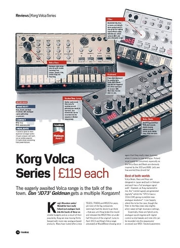 Future Music Korg Volca Series Future Music Korg Volca Series