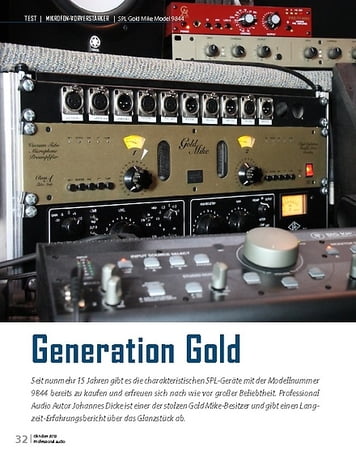 Professional Audio SPL Gold Mike Model 9844 Professional Audio SPL Gold Mike Model 9844
