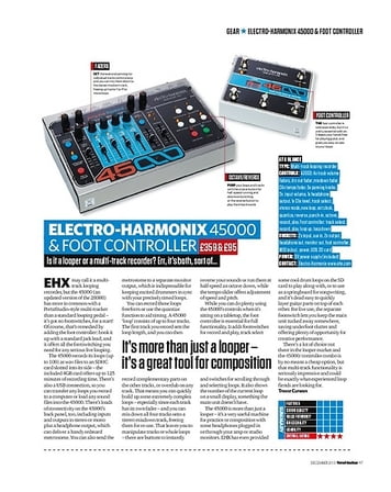 Total Guitar Electro-Harmonix 45000 & Foot Controller Total Guitar Electro-Harmonix 45000 & Foot Controller