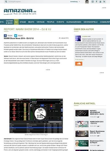 Amazona.de Report: NAMM Show 2014 - DJ & VJ Amazona.de Report: NAMM Show 2014 - DJ & VJ