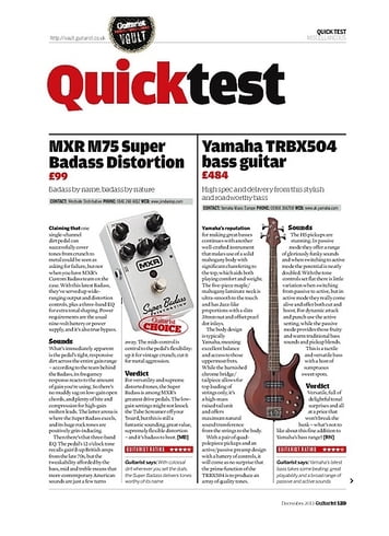 Guitarist MXR M75 Super Badass Distortion Guitarist MXR M75 Super Badass Distortion