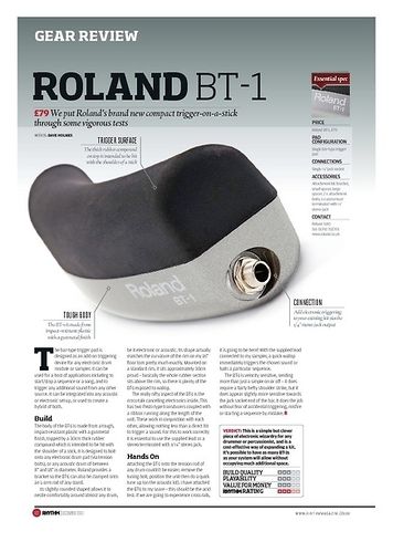 Rhythm Roland BT-1 Rhythm Roland BT-1