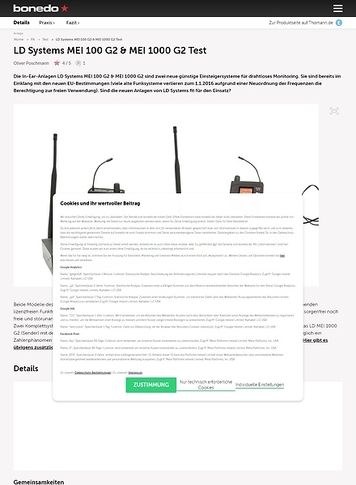 Bonedo.de LD Systems MEI 100 G2 & MEI 1000 G2 Bonedo.de LD Systems MEI 100 G2 & MEI 1000 G2