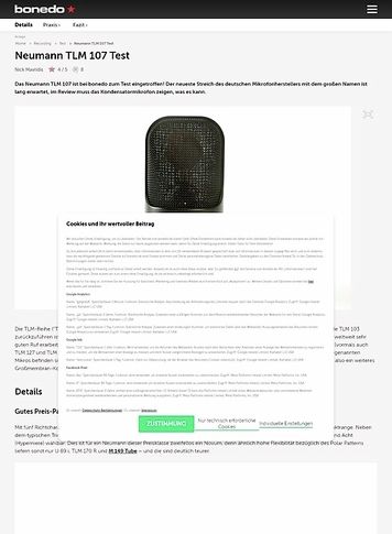 Bonedo.de Neumann TLM 107 Bonedo.de Neumann TLM 107