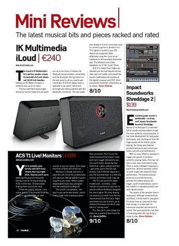 Future Music IK Multimedia iLoud Future Music IK Multimedia iLoud