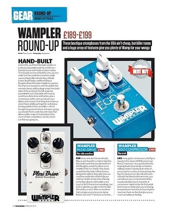 Total Guitar Wampler Ego Compressor Total Guitar Wampler Ego Compressor