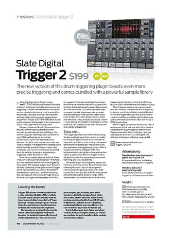Computer Music Slate Digital Trigger 2 Computer Music Slate Digital Trigger 2