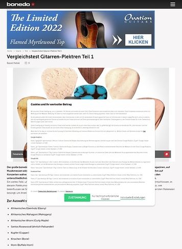 Bonedo.de Gitarren-Plektren Bonedo.de Gitarren-Plektren