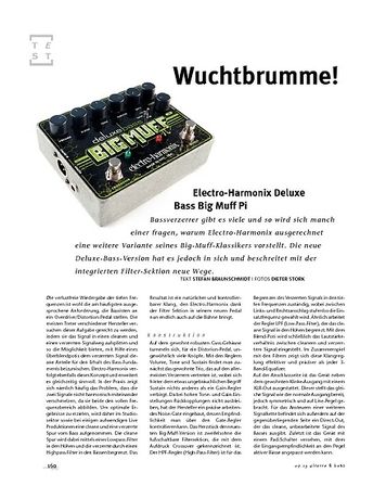 Gitarre & Bass Electro-Harmonix Deluxe Bass Big Muff Pi, Bass-Zerrer Gitarre & Bass Electro-Harmonix Deluxe Bass Big Muff Pi, Bass-Zerrer