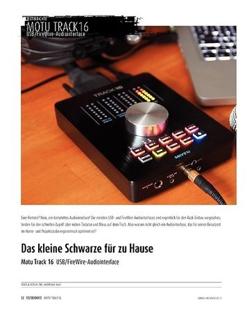 Sound & Recording MOTU Track16 - USB/FireWire-Interface Sound & Recording MOTU Track16 - USB/FireWire-Interface