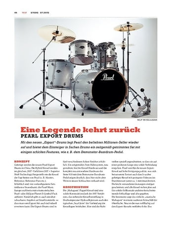Sticks Pearl Export Drums Sticks Pearl Export Drums