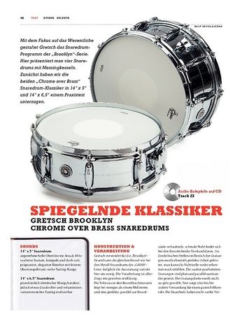 Sticks Gretsch Brooklyn Snaredrums Sticks Gretsch Brooklyn Snaredrums
