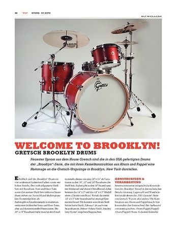 Sticks Gretsch Brooklyn Drums Sticks Gretsch Brooklyn Drums