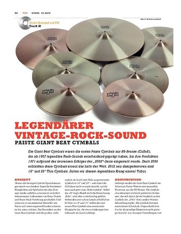 Sticks Paiste Giant Beat Cymbals Sticks Paiste Giant Beat Cymbals
