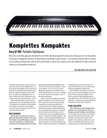 Keyboards Korg SP-280 - Portables Digitalpiano Keyboards Korg SP-280 - Portables Digitalpiano