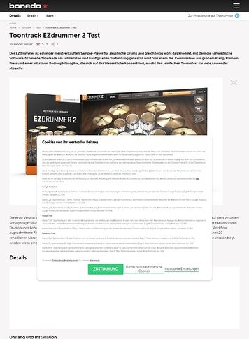 Bonedo.de Toontrack EZdrummer 2 Bonedo.de Toontrack EZdrummer 2
