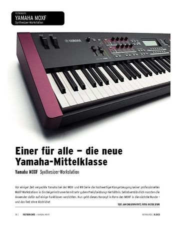 Keyboards Yamaha MOXF - Synthesizer-Workstation Keyboards Yamaha MOXF - Synthesizer-Workstation