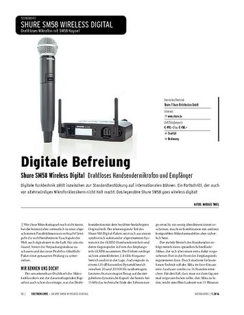 Keyboards Shure SM58 Wireless Digital - Drahtloses Handsendermikrofon und Empfänger Keyboards Shure SM58 Wireless Digital - Drahtloses Handsendermikrofon und Empfänger