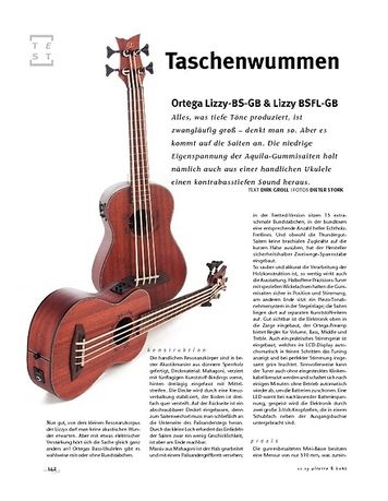 Gitarre & Bass Ortega Lizzy-BS-GB & Lizzy BSFL-GB, Ukulelen-Bässe Gitarre & Bass Ortega Lizzy-BS-GB & Lizzy BSFL-GB, Ukulelen-Bässe