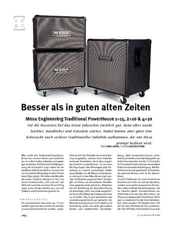 Gitarre & Bass Mesa Engineering Traditional PowerHouse 1x15, 2x10 & 4x10 Bassboxen Gitarre & Bass Mesa Engineering Traditional PowerHouse 1x15, 2x10 & 4x10 Bassboxen